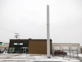 A cell tower in Regina.